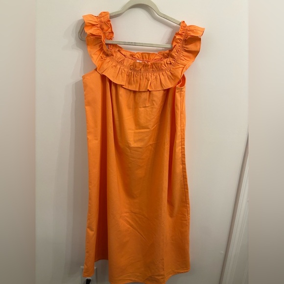 NWT Victoria Dunn Lounge‎ Dress size Large Peachy-Orange Color - Picture 1 of 6